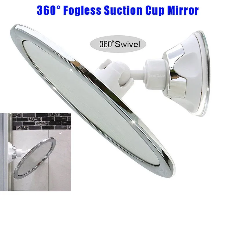 Fogless Makeup Mirror With Holder Suction Cup 360 Rotation Shower Shave Mirrors RERI889
Fogless Makeup Mirror With Holder Suction Cup 360 Rotation Shower Shave Mirrors RERI889