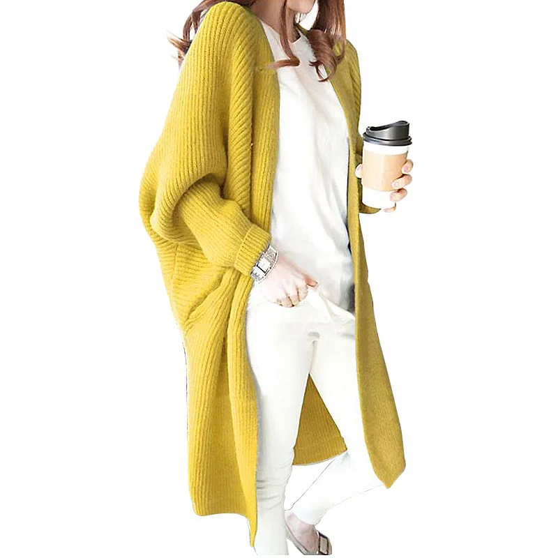 2021 Autumn And Winter New Loose Casual Sweater Women Cardigan Jacket Mid-Length Korean Version With Bat Sleeve Sweater Jacket
2021 Autumn And Winter New Loose Casual Sweater Women Cardigan Jacket Mid-Length Korean Version With Bat Sleeve Sweater Jacket