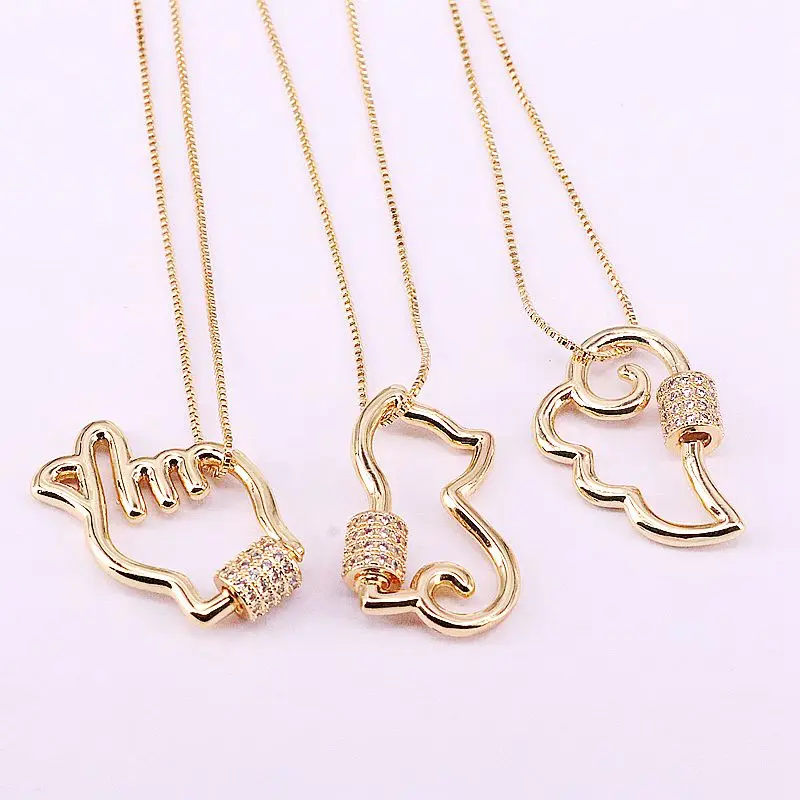 Fashion 8Pcs New design heart/cat/butterfly clasp cz necklace,plated clasp component,popular chain necklace
Fashion 8Pcs New design heart/cat/butterfly clasp cz necklace,plated clasp component,popular chain necklace