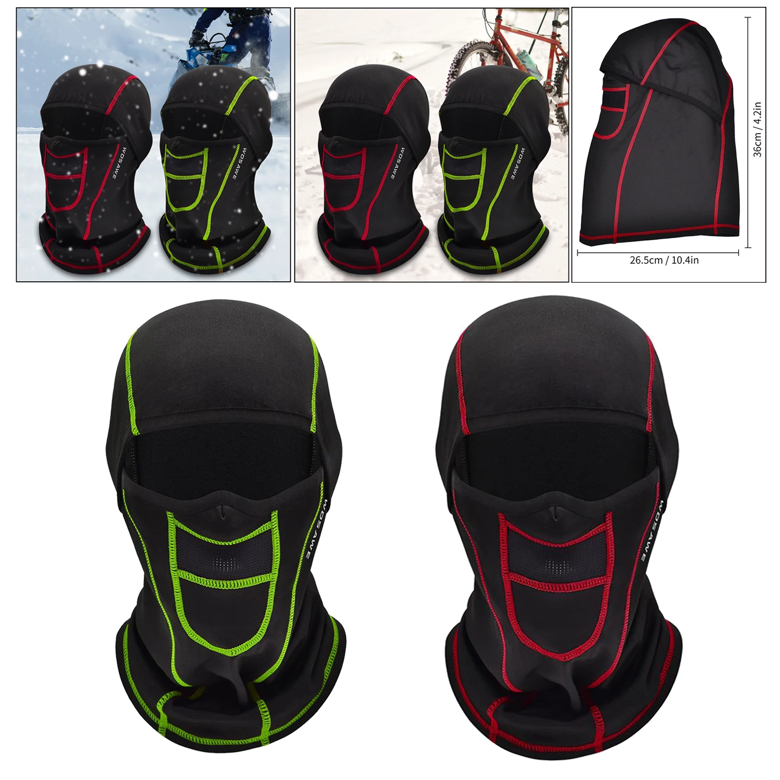 

Women Men Winter Ski Balaclava Fase Neck Warmer Scarf Liner