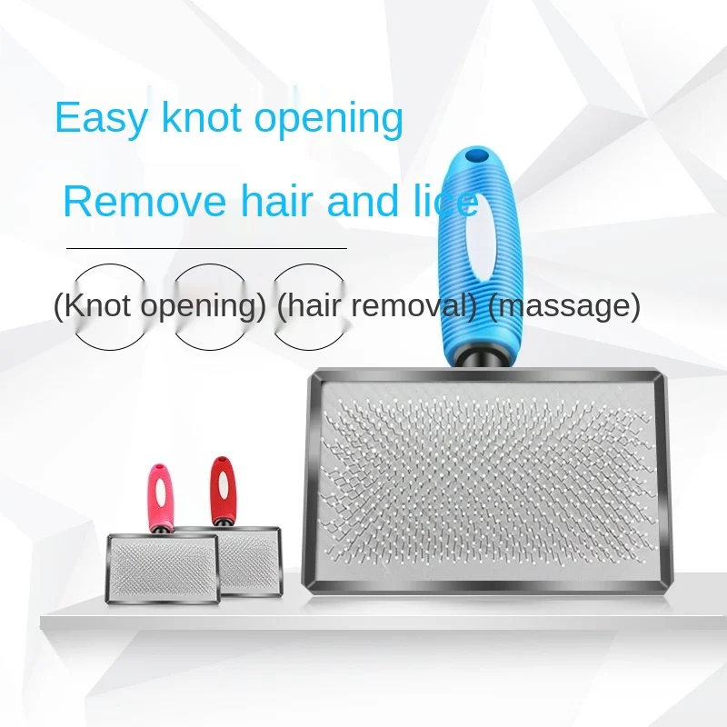 Non-slip handle pet comb bedding face frame steel brush little large breed dog comb pet supplies pet hair remover
Non-slip handle pet comb bedding face frame steel brush little large breed dog comb pet supplies pet hair remover