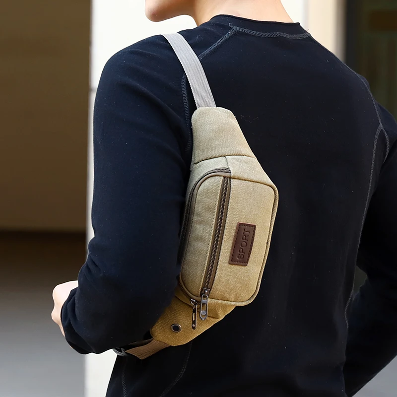 AOTTLA Men's Bag Casual Canvas Waist Bag For Men High Quality Belt Bag Women's Fanny Pack Male Shoulder Bag Teenager Travel Pack 
AOTTLA Men's Bag Casual Canvas Waist Bag For Men High Quality Belt Bag Women's Fanny Pack Male Shoulder Bag Teenager Travel Pack
