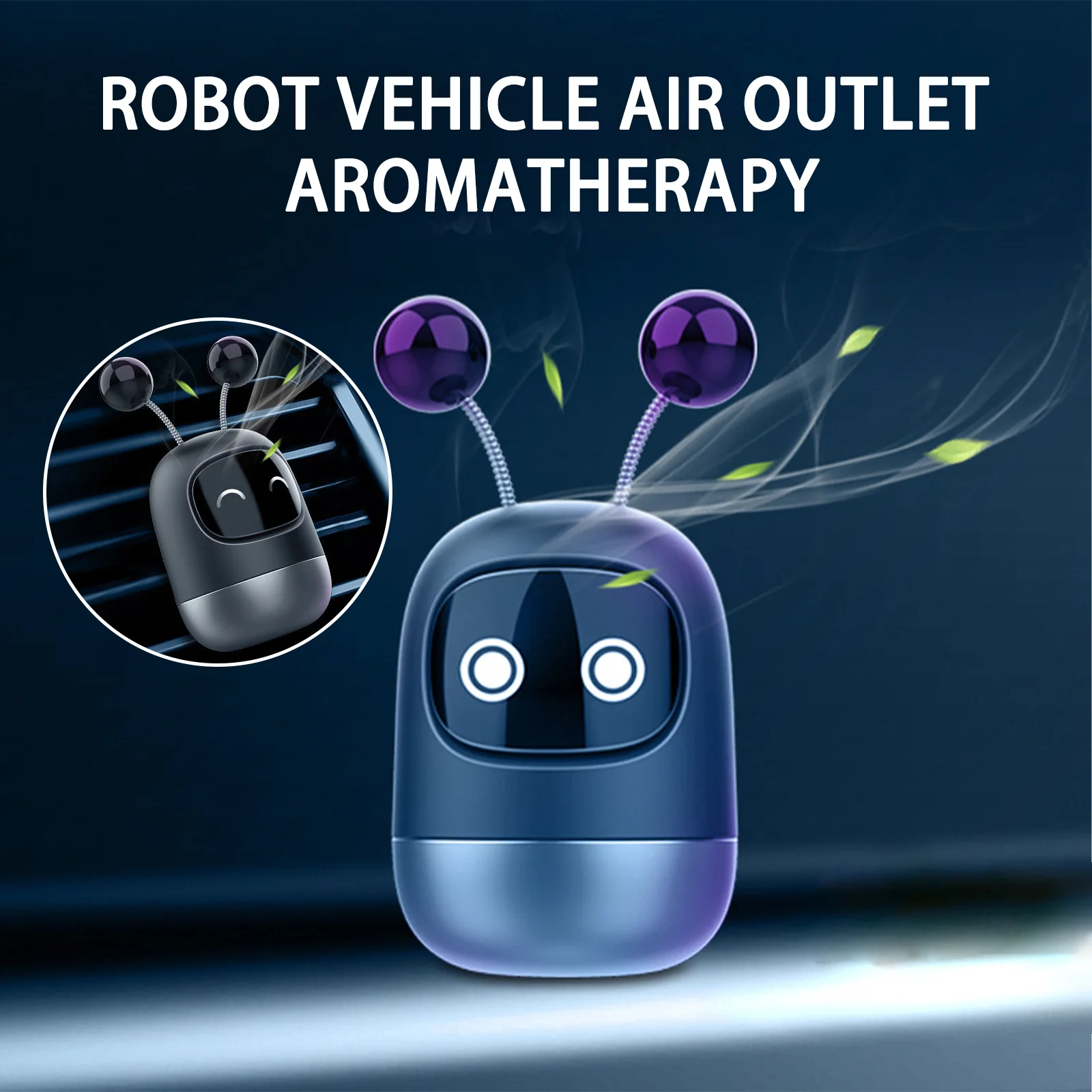

Car Air Freshener Auto Creative Mini Robot Air Vent Clip Parfum Flavoring Ventilation Outlet Aromatherapy Deodorant Car Interior