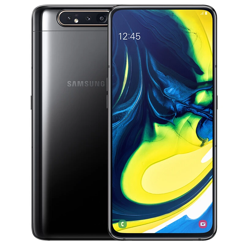 Samsung A80 6 7 &quotSuper AMOLED 1080*2400 Восьмиядерный 3700 мАч Поддержка NFC отпечатков пальцев ID 25