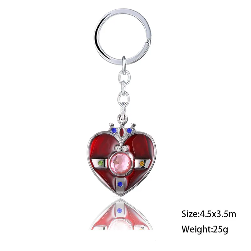 Anime Sailor Moon Kechain Five Star Moon Shaped Key Holder For Girl Gifts 20pcs/lot 
Anime Sailor Moon Kechain Five Star Moon Shaped Key Holder For Girl Gifts 20pcs/lot