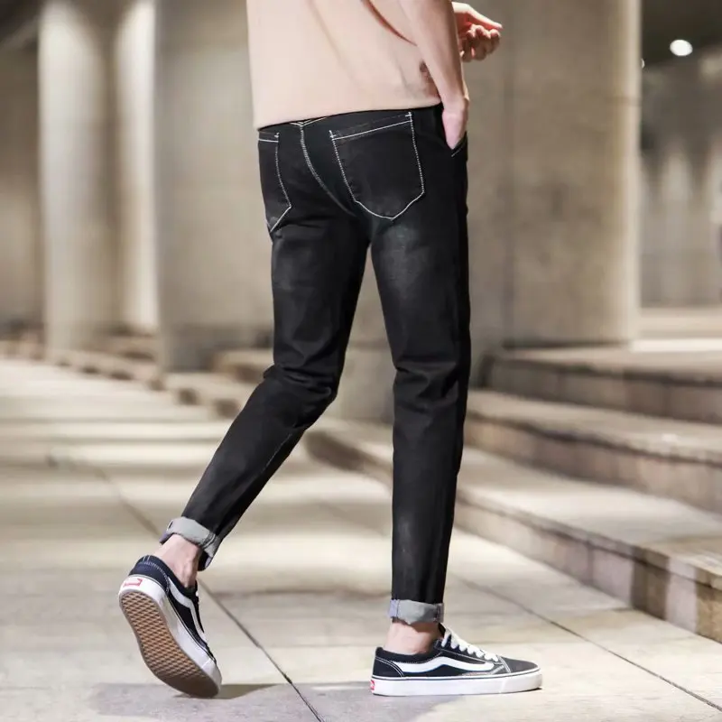 Men Jeans 2019 Summer Autumn Ripped Rider Biker Jeans Retro Motorcycle Hip Hop Slim Fit Straight Ankle Length Pants Plus Size
Men Jeans 2019 Summer Autumn Ripped Rider Biker Jeans Retro Motorcycle Hip Hop Slim Fit Straight Ankle Length Pants Plus Size