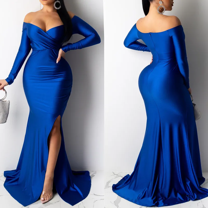One Shoulder Padded Sexy Satin Maxi Dress Women's Evening Party Dress Gown with Ribbon Royal Blue Green Draped Long Dress 2021
One Shoulder Padded Sexy Satin Maxi Dress Women's Evening Party Dress Gown with Ribbon Royal Blue Green Draped Long Dress 2021