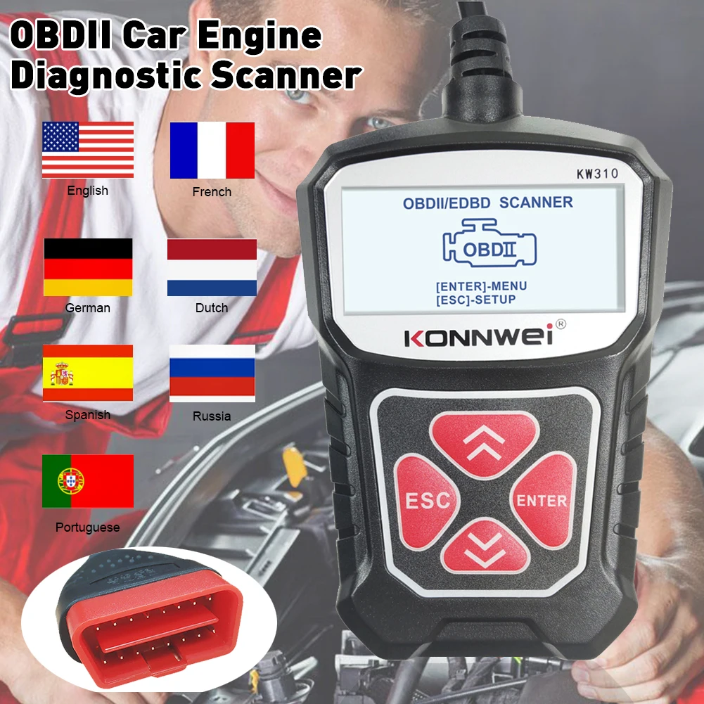 Распродажа! Диагностический сканер для Авто OBD 2, Автомобильный сканер на русском языке, PK Elm327 KW310, OBD2 сканер
Распродажа! Диагностический сканер для Авто OBD 2, Автомобильный сканер на русском языке, PK Elm327 KW310, OBD2 сканер