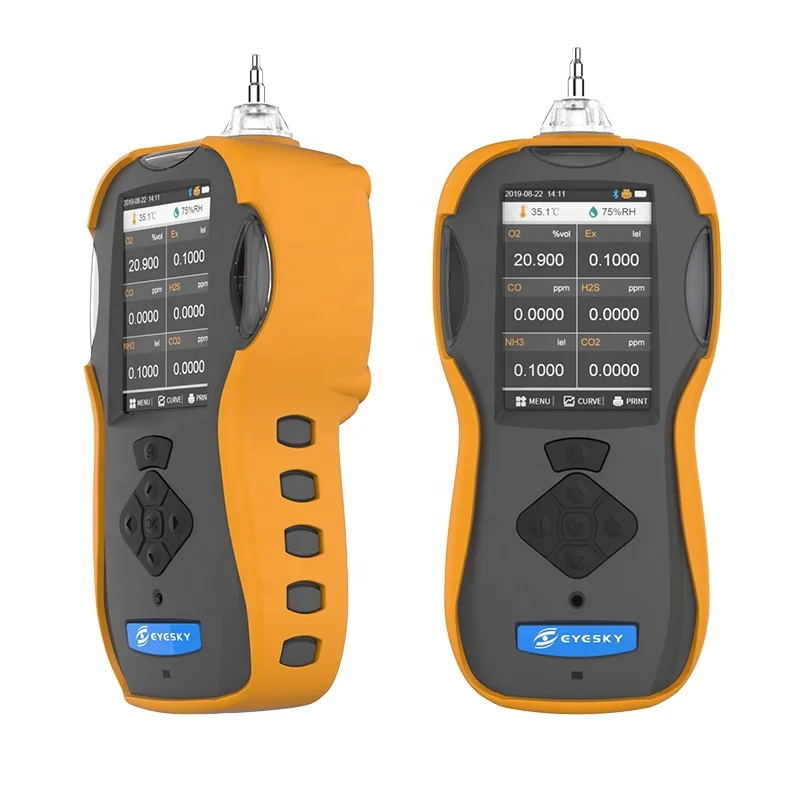 Pump multi portable 6 in1 gas detector H2S O3 NO2 NH3 PH3 CH4 CO2 SO2 VOC gas analyzer
Pump multi portable 6 in1 gas detector H2S O3 NO2 NH3 PH3 CH4 CO2 SO2 VOC gas analyzer