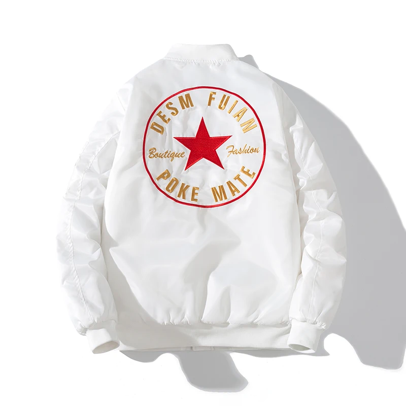 Осенне-зимняя куртка-пилот для мужчин и женщин, бейсбольная куртка с вышивкой, плотная теплая Повседневная ветровка, мужская куртка с надпи...
Осенне-зимняя куртка-пилот для мужчин и женщин, бейсбольная куртка с вышивкой, плотная теплая Повседневная ветровка, мужская куртка с надпи...