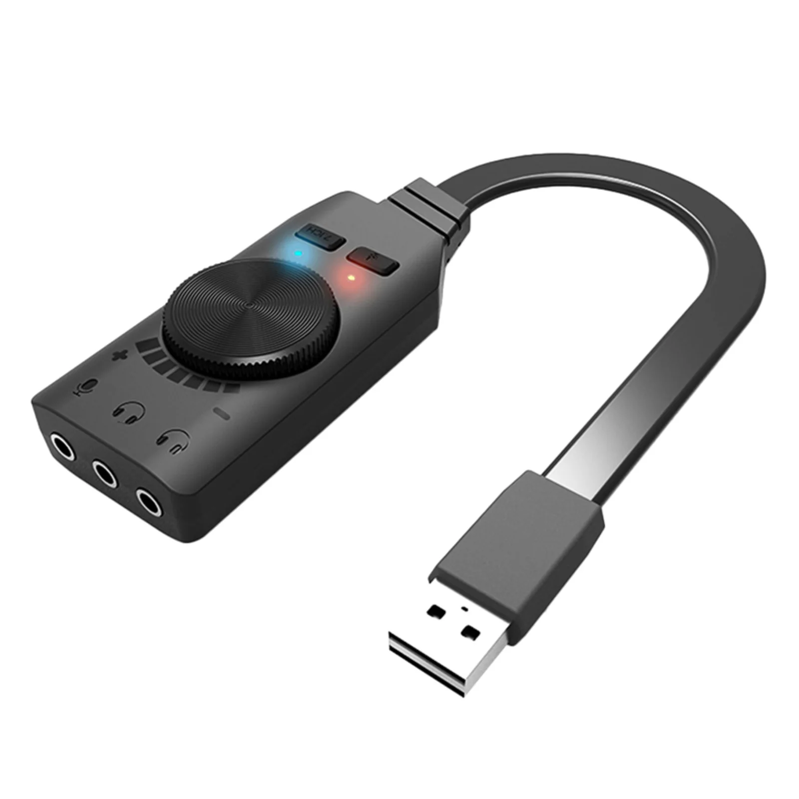 7.1 Stereo Sound External USB Sound Card Volume Adjustable 3Port Mic Headphone Audio Card Adapter External USB Sound Card For PC
7.1 Stereo Sound External USB Sound Card Volume Adjustable 3Port Mic Headphone Audio Card Adapter External USB Sound Card For PC