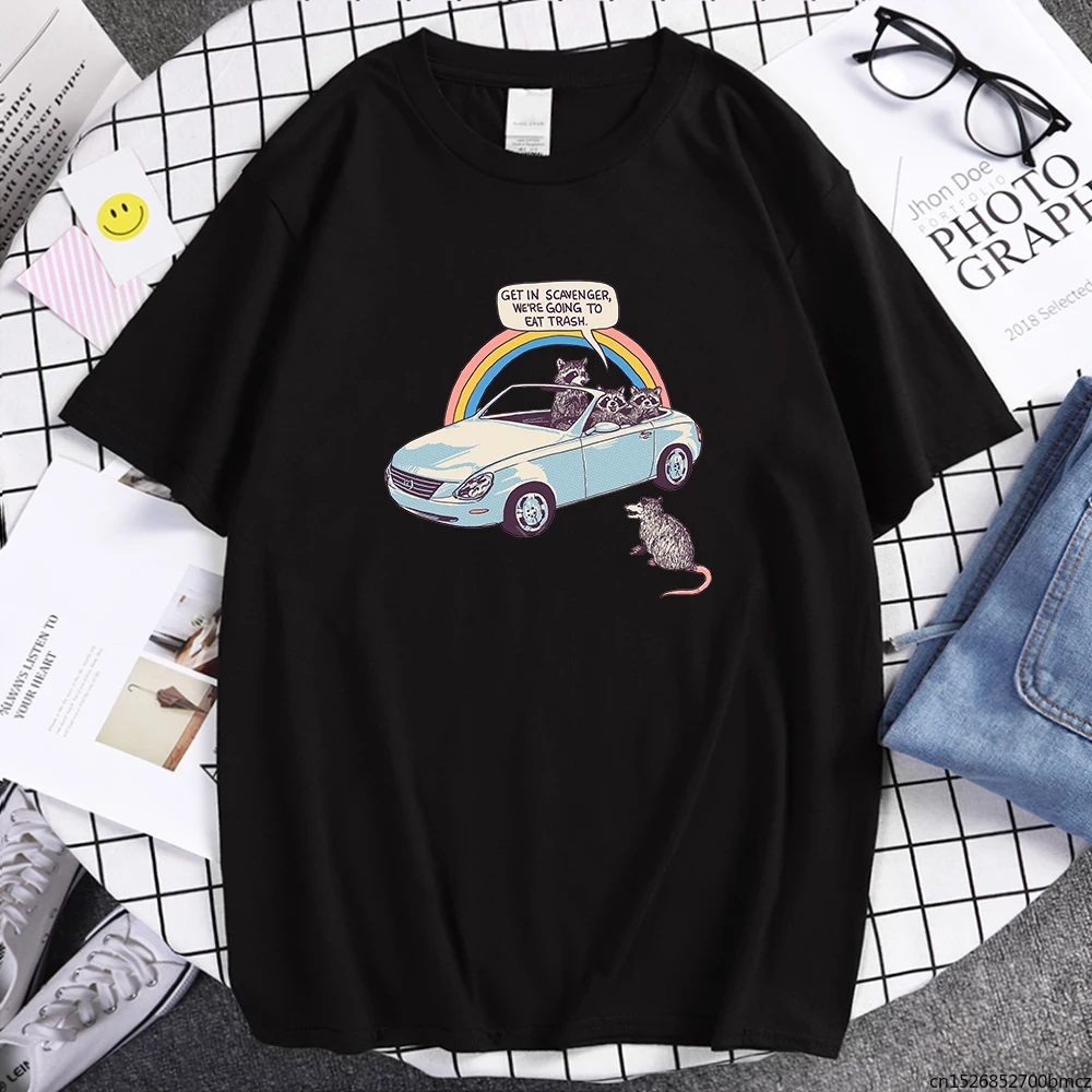 Get In Scavenger We Eat Trash Printing Women Tshirts Fashion Oversize Simplicity Soft Women Clothes
Get In Scavenger We Eat Trash Printing Women Tshirts Fashion Oversize Simplicity Soft Women Clothes