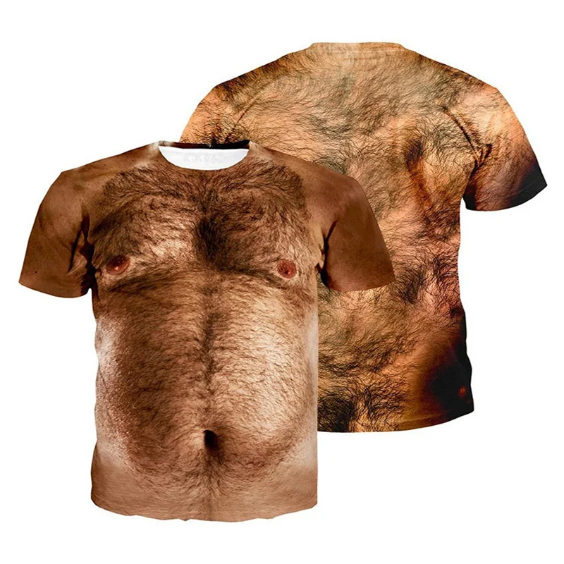 New Fashion Men 3d T Shirt Funny Printed Chest Hair Muscle Short Sleeve Summer Men's Tshirts Funny Monkey Face T-shirt
New Fashion Men 3d T Shirt Funny Printed Chest Hair Muscle Short Sleeve Summer Men's Tshirts Funny Monkey Face T-shirt