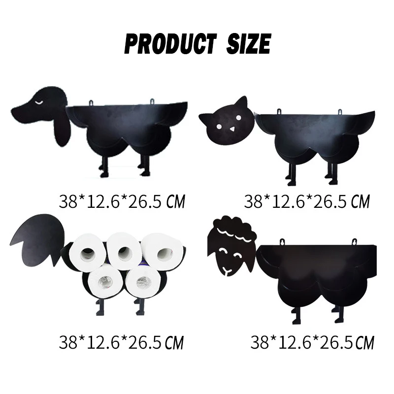 Sheep Decorative Toilet Paper Holder - Free-Standing Bathroom Tissue Storage Toilet Roll Holder Paper Bathroom Iron Storage
Sheep Decorative Toilet Paper Holder - Free-Standing Bathroom Tissue Storage Toilet Roll Holder Paper Bathroom Iron Storage