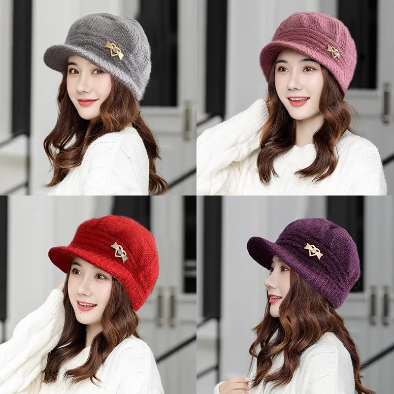 шапка New Women Girl Beret Rabbit Fur Knitted Warm Hats Winter Beanie Hat Cap Solid Color Elegant Lady Winter Caps Female
шапка New Women Girl Beret Rabbit Fur Knitted Warm Hats Winter Beanie Hat Cap Solid Color Elegant Lady Winter Caps Female