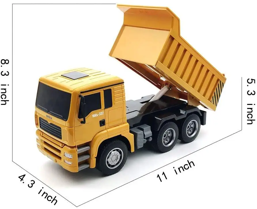 Huina 1332 6 Channel Rc Dump Truck Remote Control Construction Vehicle Toy With Sound And Light
Huina 1332 6 Channel Rc Dump Truck Remote Control Construction Vehicle Toy With Sound And Light