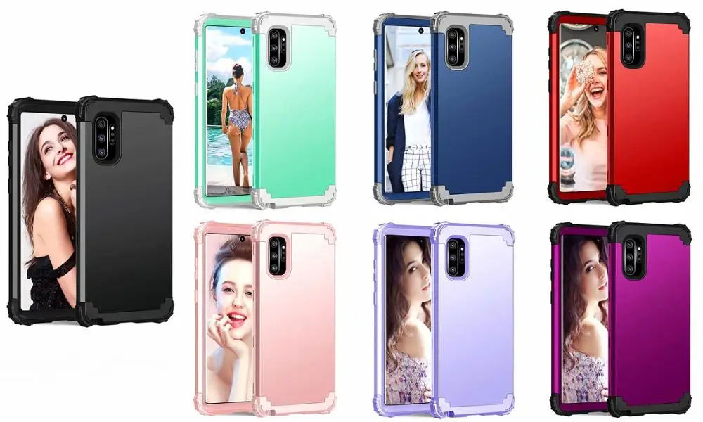 UYFRATE Shockproof Hybrid Silicone Full Protective Armor Case For Samsung Galaxy Note 10 Plus Note10 S10E S10 Plus Note9 S9 Plus
UYFRATE Shockproof Hybrid Silicone Full Protective Armor Case For Samsung Galaxy Note 10 Plus Note10 S10E S10 Plus Note9 S9 Plus