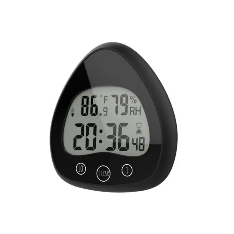 Heart-shaped Electronic Alarm Clock With Suction Cup Thermometer Anti-fog Hygrometer Waterproof Smart Clock Kitchen Accessories
Heart-shaped Electronic Alarm Clock With Suction Cup Thermometer Anti-fog Hygrometer Waterproof Smart Clock Kitchen Accessories