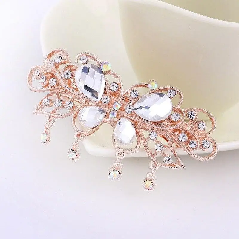 Crystal Rhinestone Pearl Hair Claw Clips for Women Girls Beauty Butterfly Clips Elegant Barrette Hairpins Tiara Hair Accessories 
Crystal Rhinestone Pearl Hair Claw Clips for Women Girls Beauty Butterfly Clips Elegant Barrette Hairpins Tiara Hair Accessories