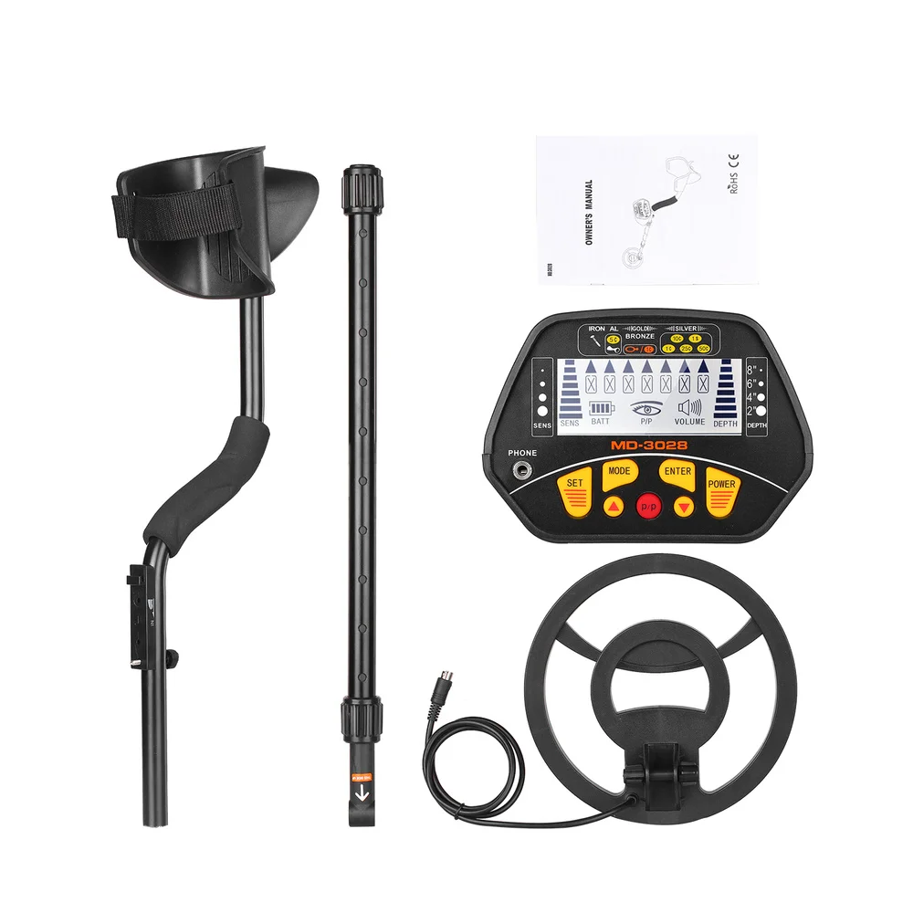 MD3028 Metal Detector Underground Gold Detector Metal High Sensitivity Treasure Hunter Precise Positioning with Backlight Detect
MD3028 Metal Detector Underground Gold Detector Metal High Sensitivity Treasure Hunter Precise Positioning with Backlight Detect