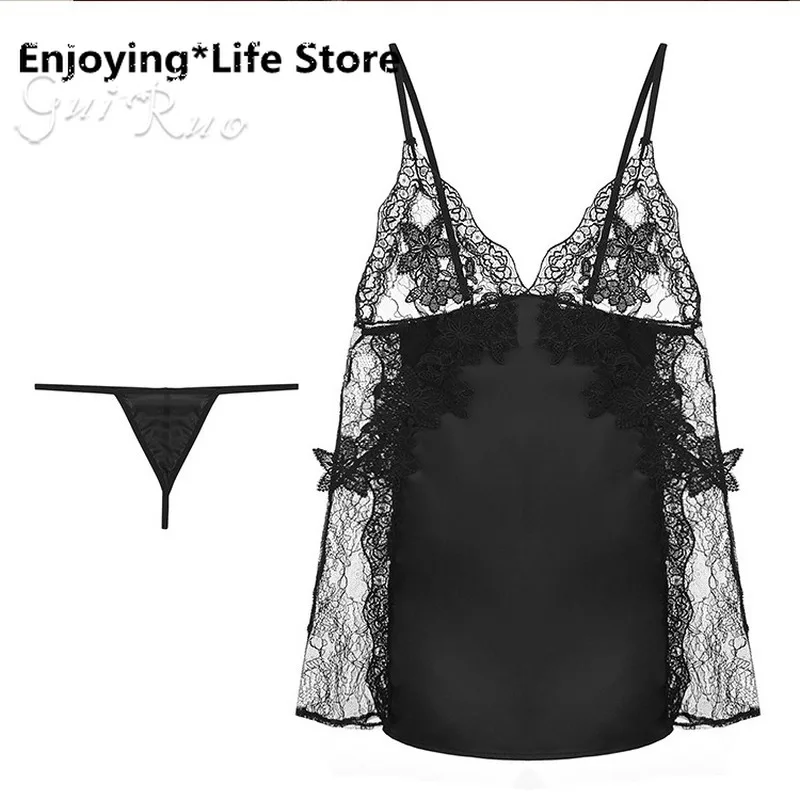 High-End Sexy Lingerie Lace Dress Temptation Underwear Strap Lace Sleepwear Sexy Intimate Wear Pajamas Sexy Underwear Costume 
High-End Sexy Lingerie Lace Dress Temptation Underwear Strap Lace Sleepwear Sexy Intimate Wear Pajamas Sexy Underwear Costume
