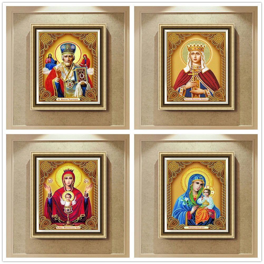 2021 Special Shaped Diamond Painting Icon Religion Diamond Embroidery Religious Home Decoration 5D Diy Mosaic Rhinestone Gift
2021 Special Shaped Diamond Painting Icon Religion Diamond Embroidery Religious Home Decoration 5D Diy Mosaic Rhinestone Gift