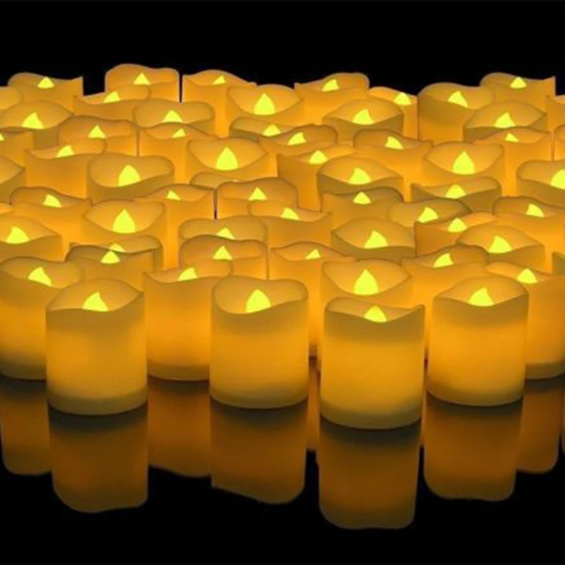 12/24pcs LED Electronic Candles Light Flameless Flickering Wedding Banquet Decor
12/24pcs LED Electronic Candles Light Flameless Flickering Wedding Banquet Decor