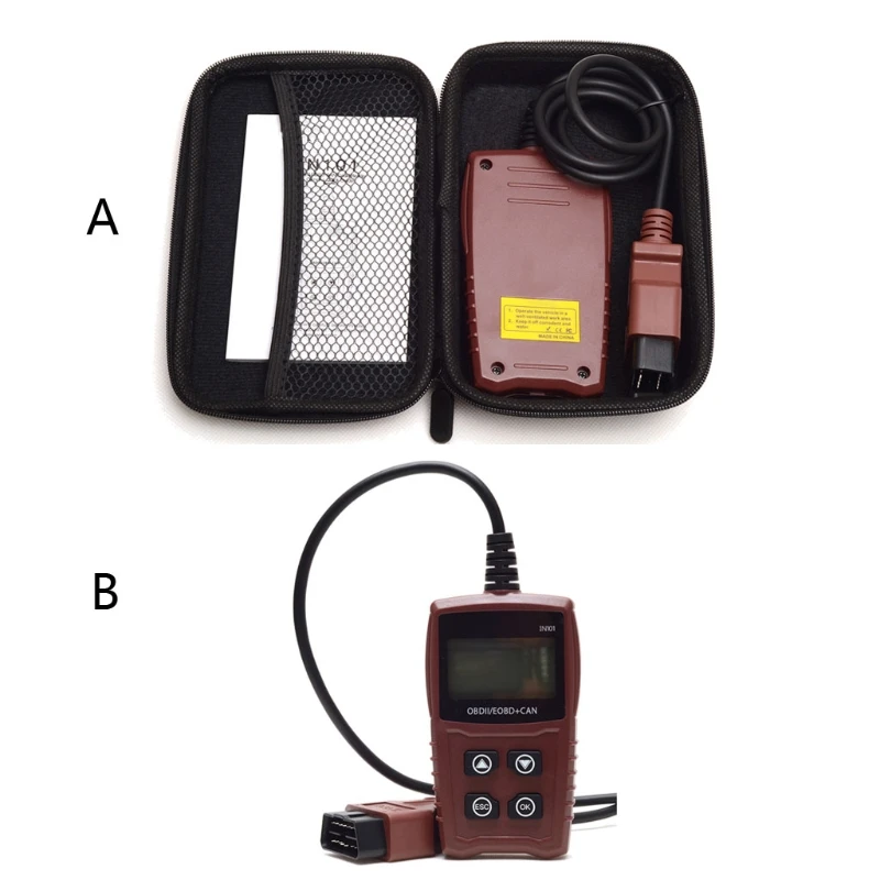 IN101 Engine Error Code Reader Car Diagnostic Tool Car Scanner OBD2 Scanner Battery Tester Multilingual F7QB
IN101 Engine Error Code Reader Car Diagnostic Tool Car Scanner OBD2 Scanner Battery Tester Multilingual F7QB