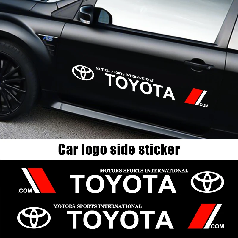 2PCS Car Body Stickers Car Door Side Stickers Emblem Decal Decoration For Toyota Corolla Yaris Rav4 Avensis Auris Camry C-hr 86
2PCS Car Body Stickers Car Door Side Stickers Emblem Decal Decoration For Toyota Corolla Yaris Rav4 Avensis Auris Camry C-hr 86