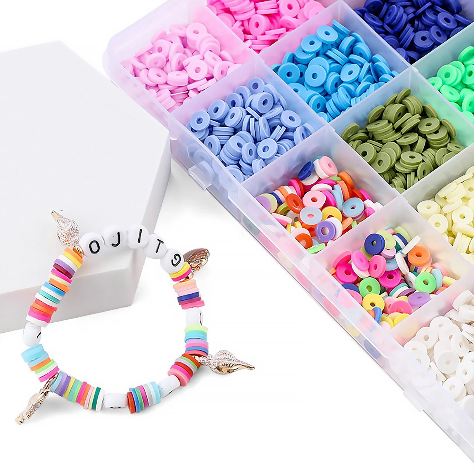 New DIY Bracelet Necklace Beaded Accessories Handmade Letter Beads Copper Wire Jump Rings Earring Hook Jewelry Crystal Beads Kit
New DIY Bracelet Necklace Beaded Accessories Handmade Letter Beads Copper Wire Jump Rings Earring Hook Jewelry Crystal Beads Kit