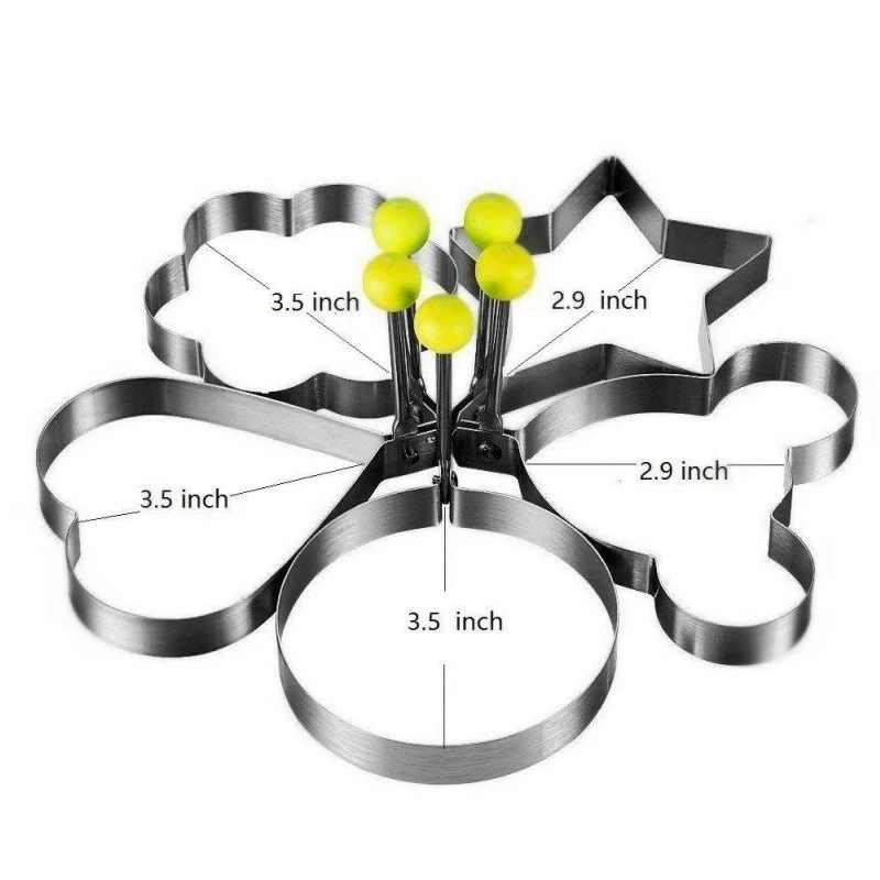 Kitchen Accessories Gadgets Egg Tools Fried Egg Mould Omelette Rings Stainless Steel Egg Pancake Maker DIY Breakfast for Kitchen
Kitchen Accessories Gadgets Egg Tools Fried Egg Mould Omelette Rings Stainless Steel Egg Pancake Maker DIY Breakfast for Kitchen