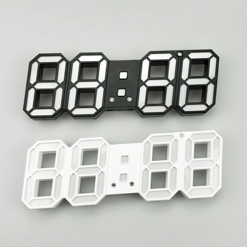 LED 3D Modern Design Digital Table Clock Alarm Night Light Wall Clock for Home Decoration Living Room GR5
LED 3D Modern Design Digital Table Clock Alarm Night Light Wall Clock for Home Decoration Living Room GR5