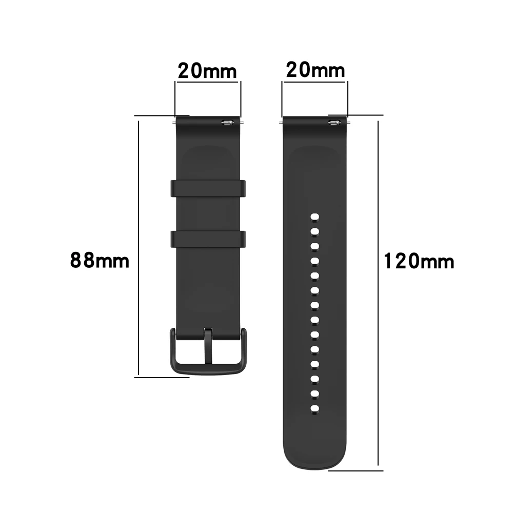 Ремешок спортивный цветной для Xiaomi MI Watch / браслет наручных часов ремешок Realme 2 Pro S