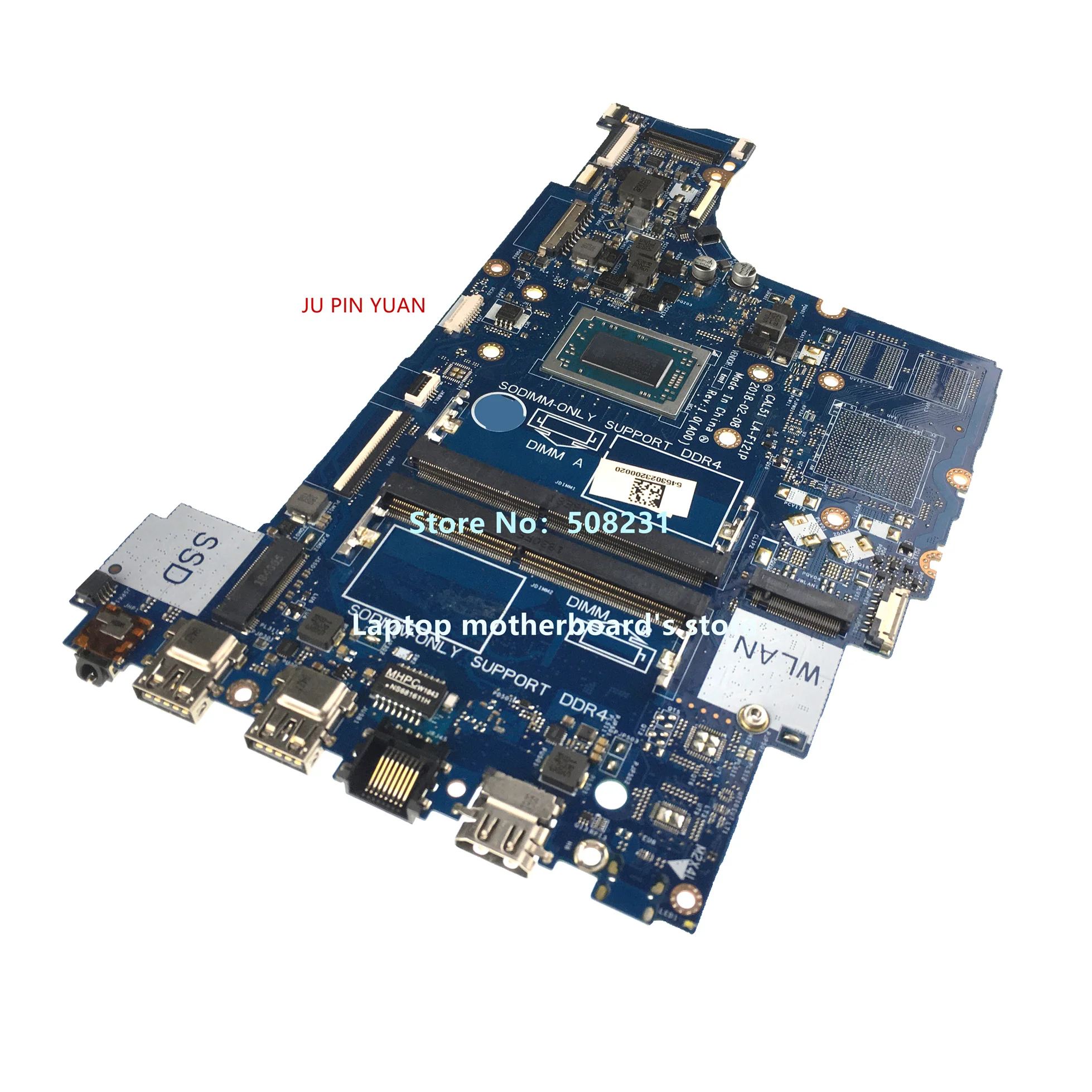 

For Dell Inspiron 15 5575 17 5775 5570 Laptop Motherboard CN-01N0P9 1N0P9 01N0P9 CAL51 LA-F121P With R3-2300U Full Tested OK