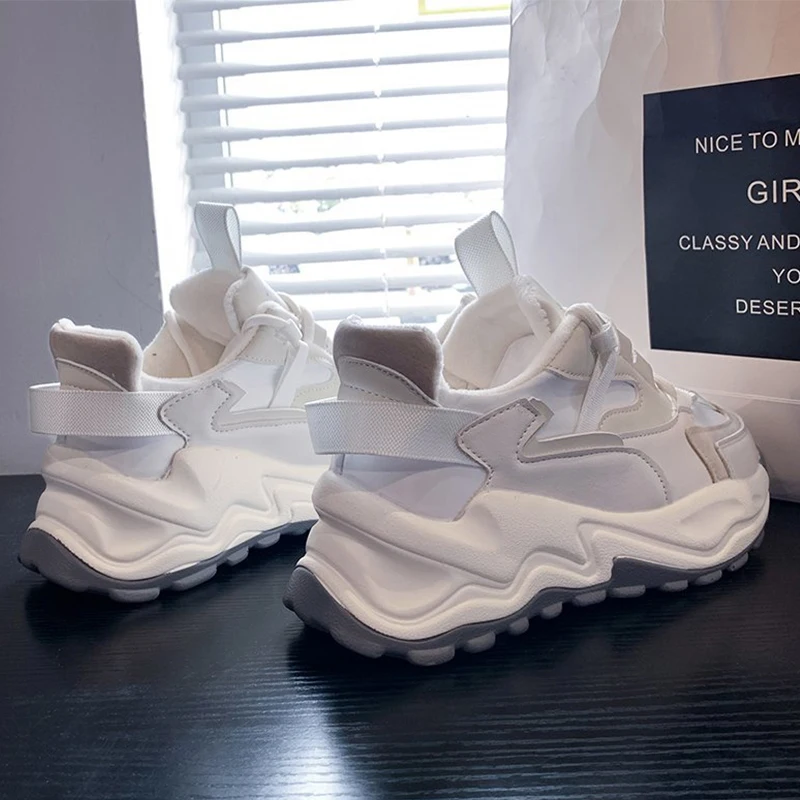 Women Sneakers 2021 Spring Thick Bottom Vulcanize Outdoor Breathable Height Increasing Shoes Chunky Female Casual Shoes
Women Sneakers 2021 Spring Thick Bottom Vulcanize Outdoor Breathable Height Increasing Shoes Chunky Female Casual Shoes