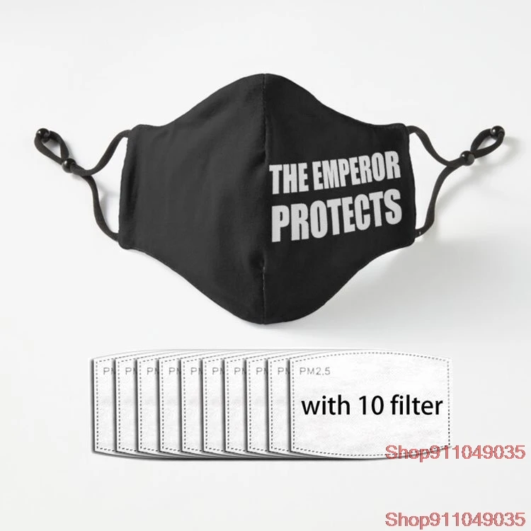 The Emperor protects Unisex Facial Mask Adjustable Luxury Polyester Face Mouth Mask With Filter Mascarillas 
The Emperor protects Unisex Facial Mask Adjustable Luxury Polyester Face Mouth Mask With Filter Mascarillas