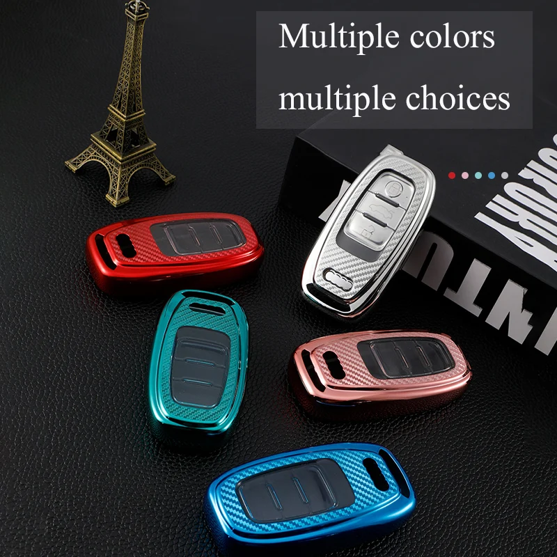 TPU Carbon Fiber Style Car Key Case Cover Shell For Audi A1 A3 A4 A5 A6 A7 A8 Q3 Q5 Q7 S4 S5 S6 S7 S8 R8 TT
TPU Carbon Fiber Style Car Key Case Cover Shell For Audi A1 A3 A4 A5 A6 A7 A8 Q3 Q5 Q7 S4 S5 S6 S7 S8 R8 TT