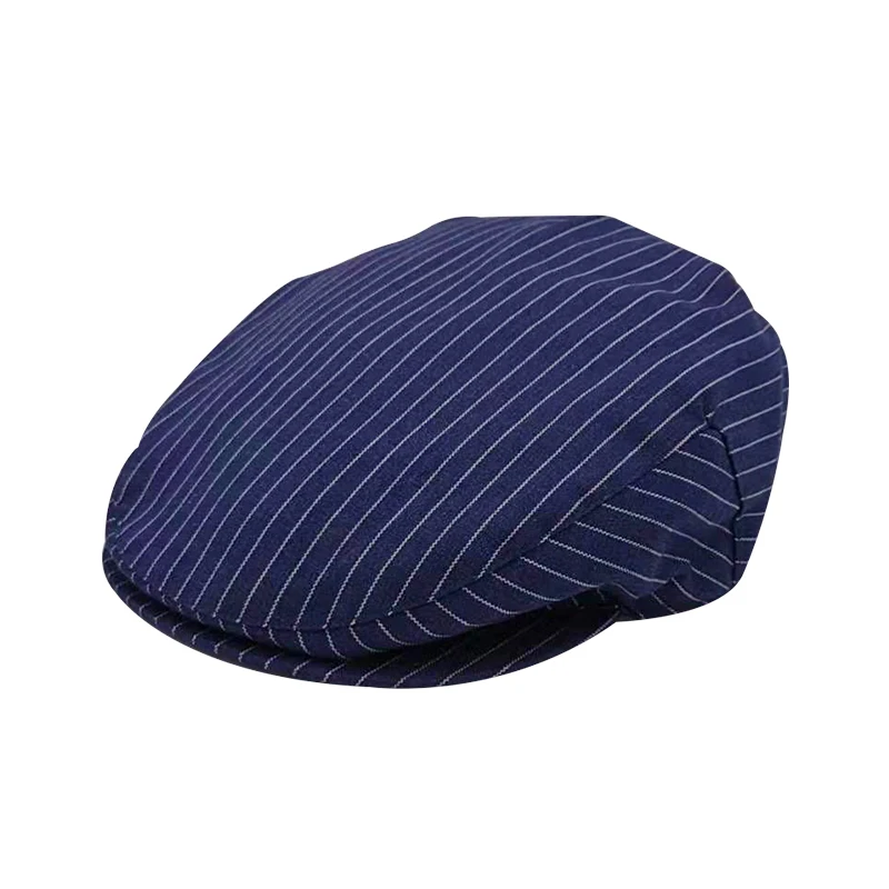 Blue Stripe Cotton Men Beret Cap Adjustable Hats Men Cowboy Hat Golf Driving Summer Flat Cabbie Newsboy Caps
Blue Stripe Cotton Men Beret Cap Adjustable Hats Men Cowboy Hat Golf Driving Summer Flat Cabbie Newsboy Caps