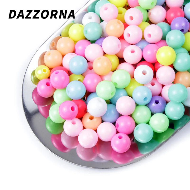 6mm 8mm 10mm Acrylic Round Pearl Spacer Loose Beads 50/100Pcs DIY Jewelry Making Necklace Bracelet Accessories 10 Colors
6mm 8mm 10mm Acrylic Round Pearl Spacer Loose Beads 50/100Pcs DIY Jewelry Making Necklace Bracelet Accessories 10 Colors