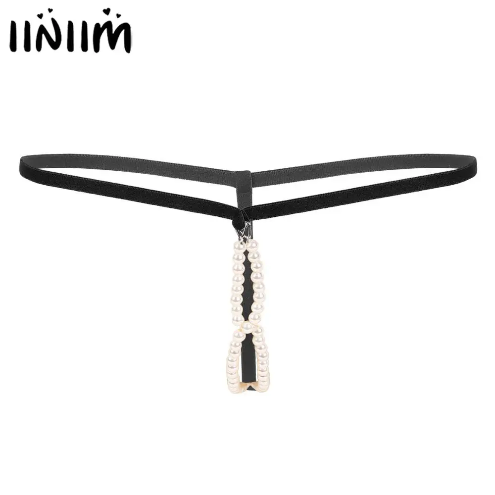 Mens Crotchless Artificial Pearl Open Crotch Sissy Gay Panties Thong Jockstrap T-back String Homme Lingerie Underwear Underpants
Mens Crotchless Artificial Pearl Open Crotch Sissy Gay Panties Thong Jockstrap T-back String Homme Lingerie Underwear Underpants