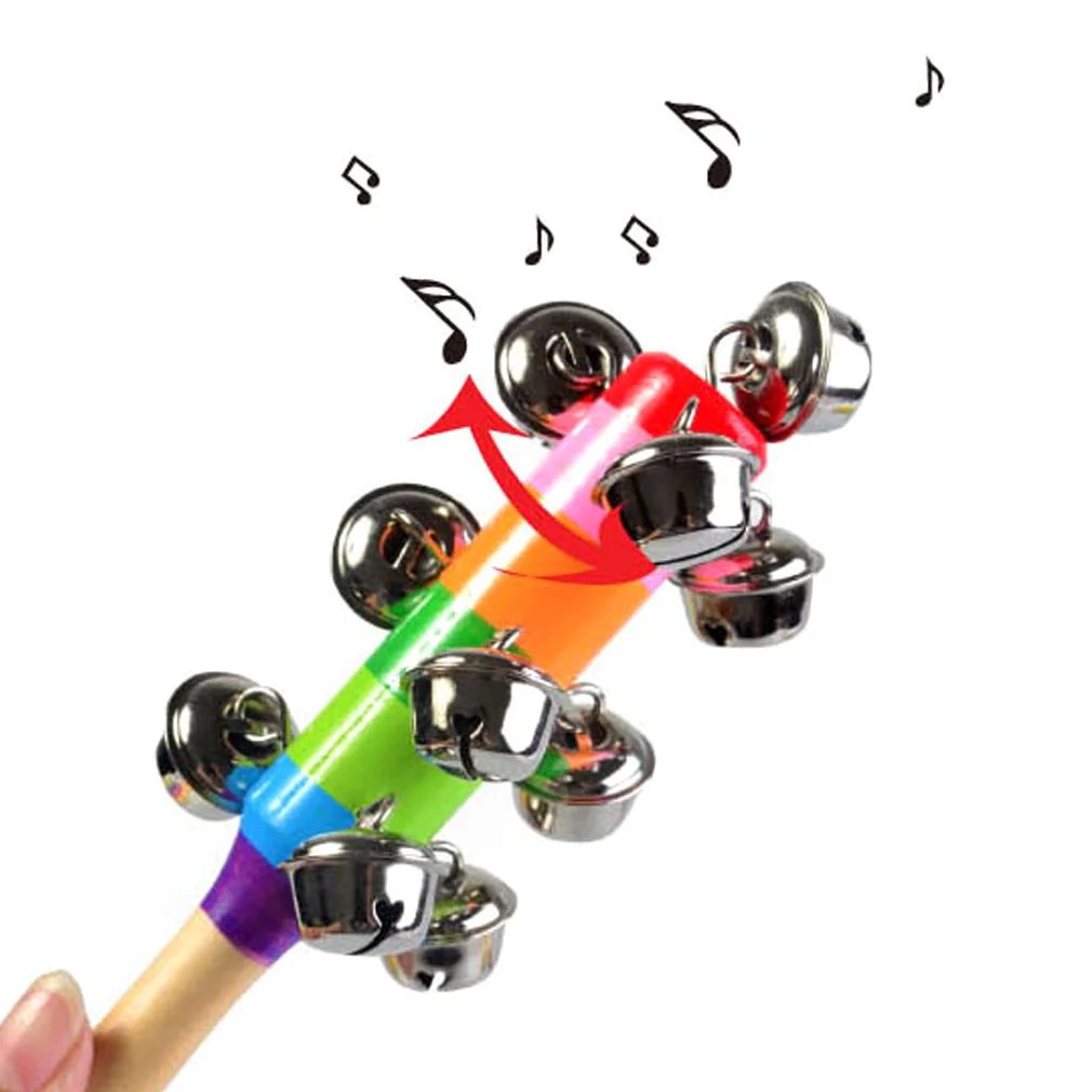 Wooden Baby Rattles Toys Handle Rattles Bells Manual Bed Teether Jingle Bell Toy Newborn Musical Educational Instrument Toys
Wooden Baby Rattles Toys Handle Rattles Bells Manual Bed Teether Jingle Bell Toy Newborn Musical Educational Instrument Toys