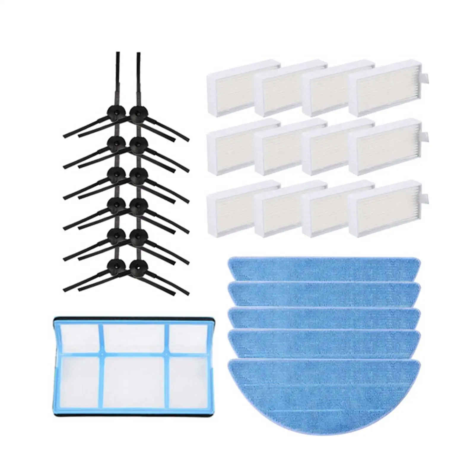 1*Side Brush+3*K614+6*Filter Screen I208+more High-quality Sweeping Robotic Brush Set Cleaner Kit Compatible For ILIFE V5 V5S
1*Side Brush+3*K614+6*Filter Screen I208+more High-quality Sweeping Robotic Brush Set Cleaner Kit Compatible For ILIFE V5 V5S