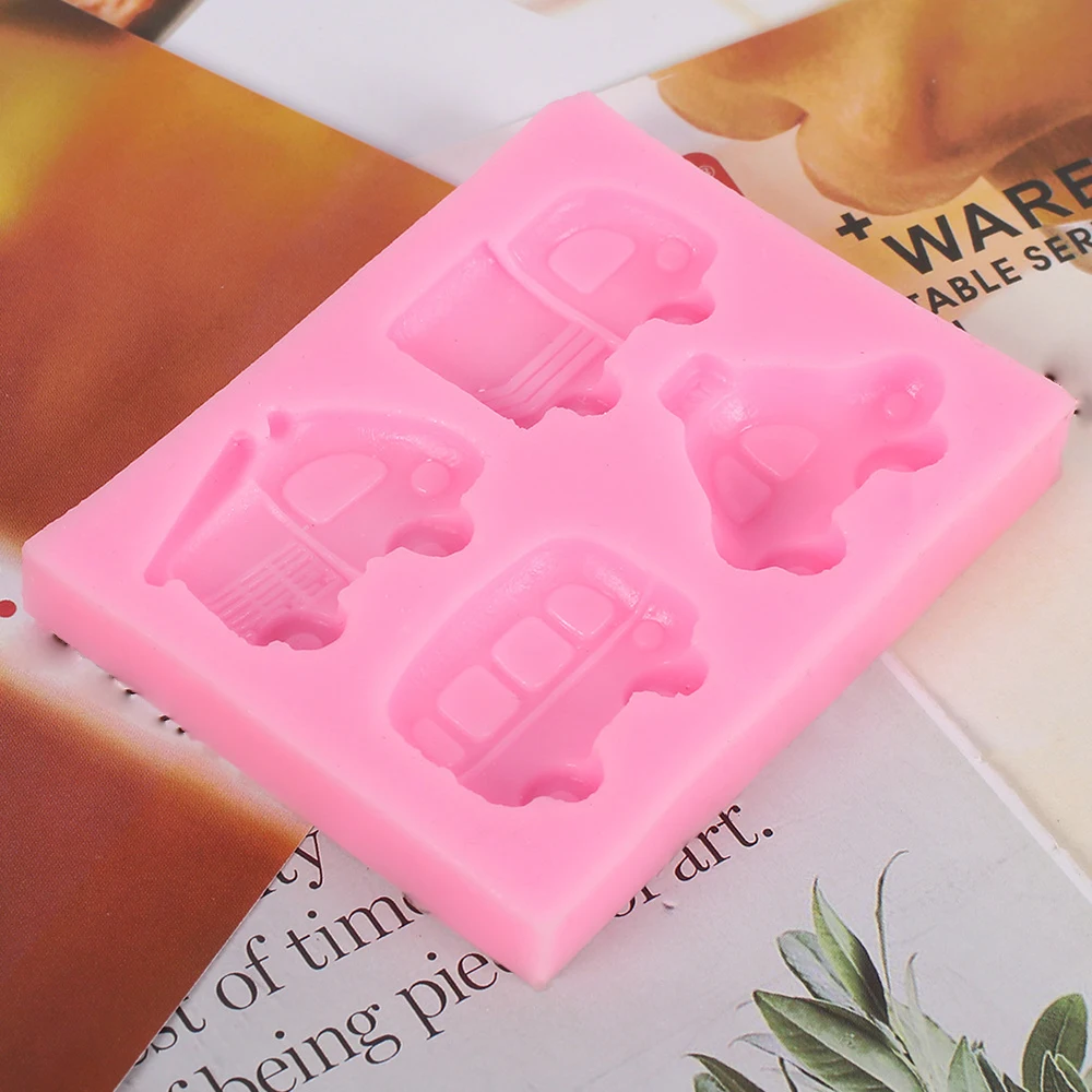 Car Vehicle Shape Mold Cake Decoration Fondant Chocolate Cookie Moulds Silicone Manual Soap Molds Baking Tools
Car Vehicle Shape Mold Cake Decoration Fondant Chocolate Cookie Moulds Silicone Manual Soap Molds Baking Tools