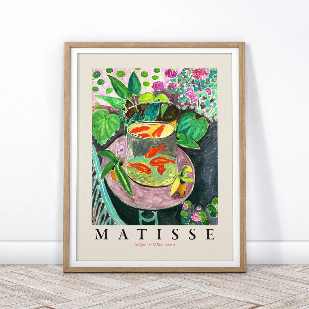 Print Goldfish Fishbowl Canvas Painting Wall Art Henri Matisse Poster Home Decor Living Room Modular Exhibition Pictures Frame
Print Goldfish Fishbowl Canvas Painting Wall Art Henri Matisse Poster Home Decor Living Room Modular Exhibition Pictures Frame