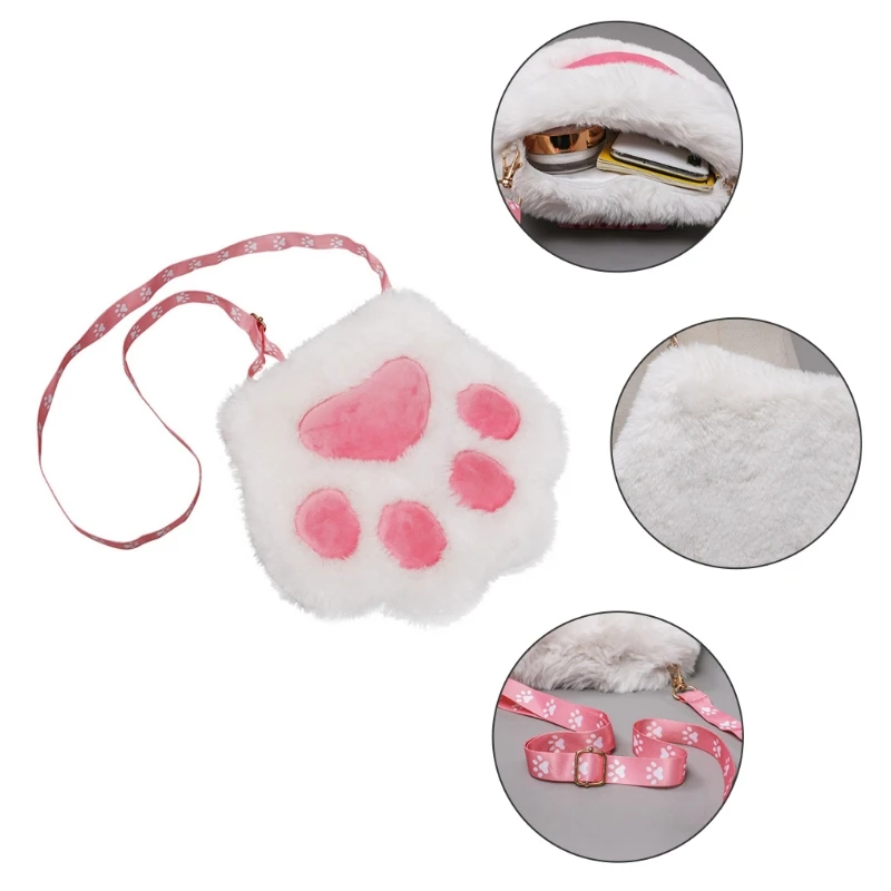Women Cute Plush Crossbody Bag Chic Small Shoulder Purse Cell Phone Wallet for Girls
Women Cute Plush Crossbody Bag Chic Small Shoulder Purse Cell Phone Wallet for Girls
