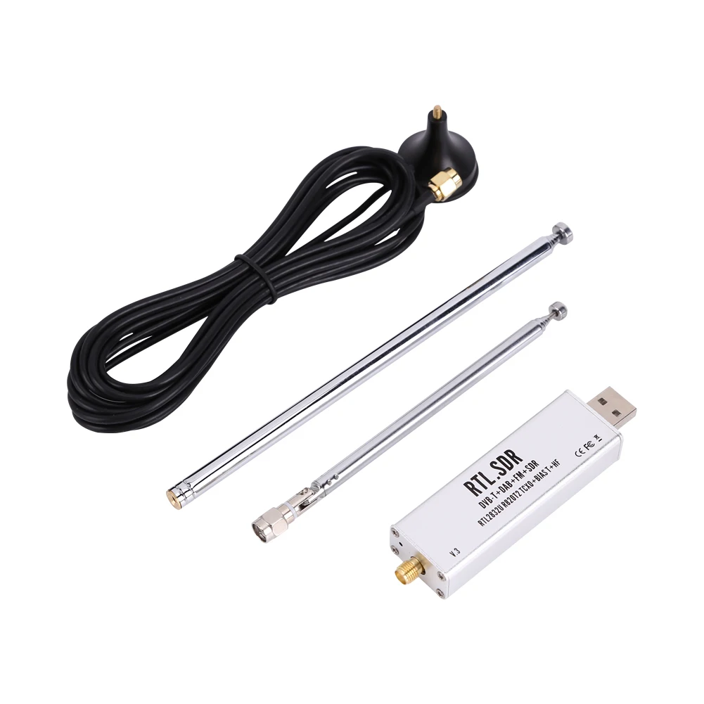 RTL-SDR Receiver 0.1MHz-1.7GHz TCXO Software Defined High Stability Radio Receiver Noise Rreduction SDR RTL2832U R820T2 Chip
RTL-SDR Receiver 0.1MHz-1.7GHz TCXO Software Defined High Stability Radio Receiver Noise Rreduction SDR RTL2832U R820T2 Chip