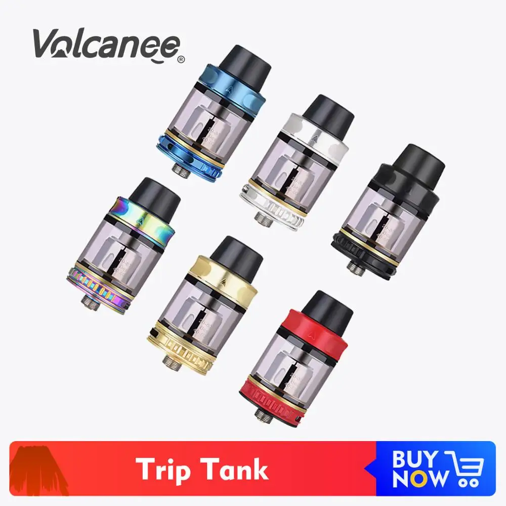 Volcanee Trip Tank Top Fill регулируемый резервуар для головы 2 мл/6 мл емкость сетчатая