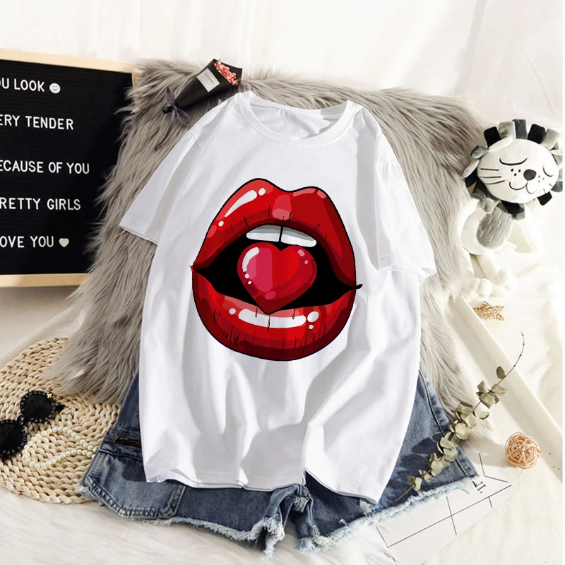 Viper Korea Clothing Women T-shirt Street Clothing 2021 T-shirt Ms. Red lip printed T-shirt Summer Harajuku Top T-shirt
Viper Korea Clothing Women T-shirt Street Clothing 2021 T-shirt Ms. Red lip printed T-shirt Summer Harajuku Top T-shirt
