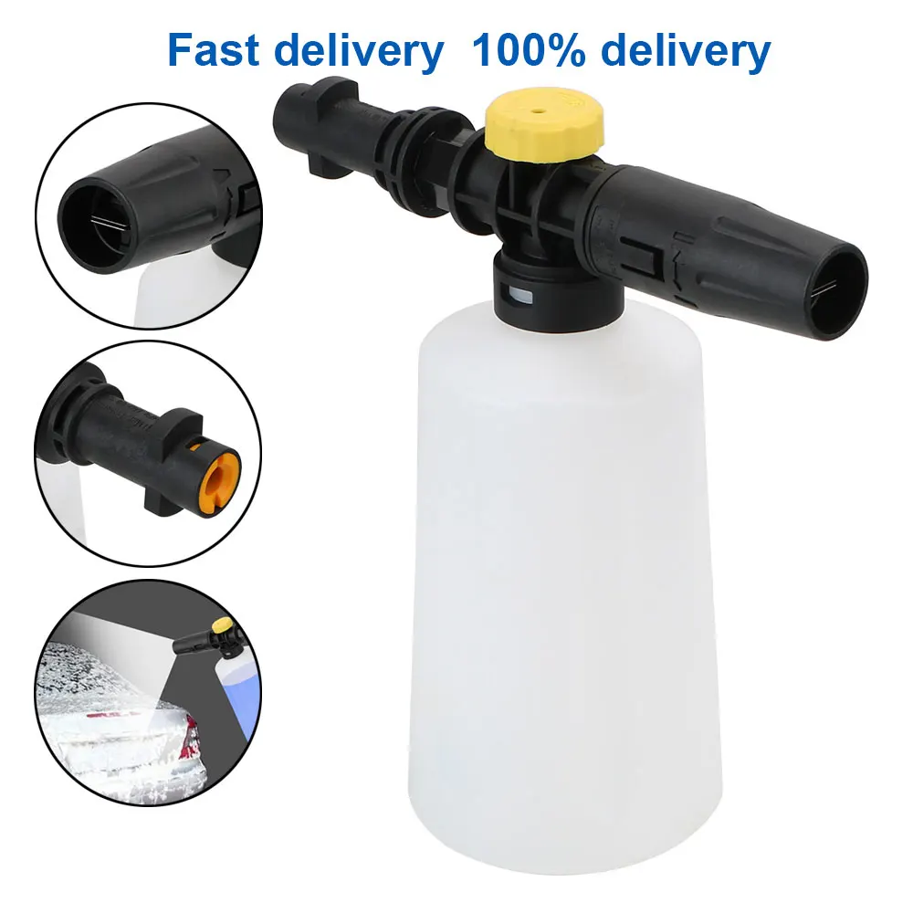 Car Soap Foam Generator for Karcher K2 K3 K4 K5 K6 K7 High Pressure Washers Adjustable Sprayer Nozzle 750ML Snow Foam Lance Tool
Car Soap Foam Generator for Karcher K2 K3 K4 K5 K6 K7 High Pressure Washers Adjustable Sprayer Nozzle 750ML Snow Foam Lance Tool