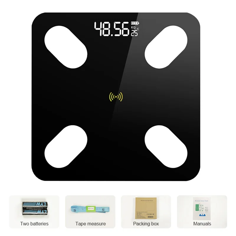 Bluetooth Body Fat Scale Smart Electronic Weight Scales Balance Bathroom Scale Body Composition Analyzer Water Muscle Quality
Bluetooth Body Fat Scale Smart Electronic Weight Scales Balance Bathroom Scale Body Composition Analyzer Water Muscle Quality